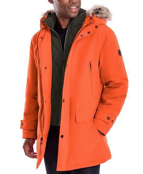 macys mens michael kors snorkel|Michael Kors Men's Crinkle Nylon Heavy Short Snorkel Coat.